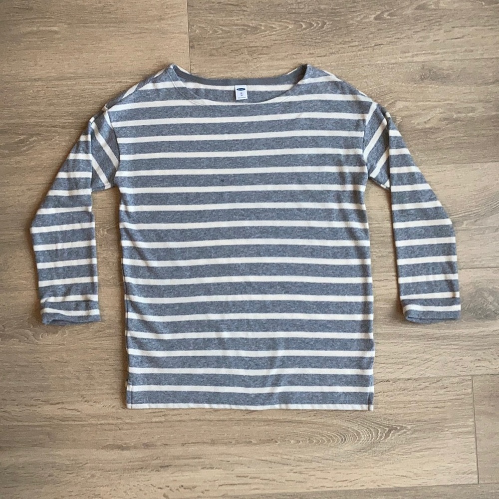 Soft Old Navy Striped Crewneck
